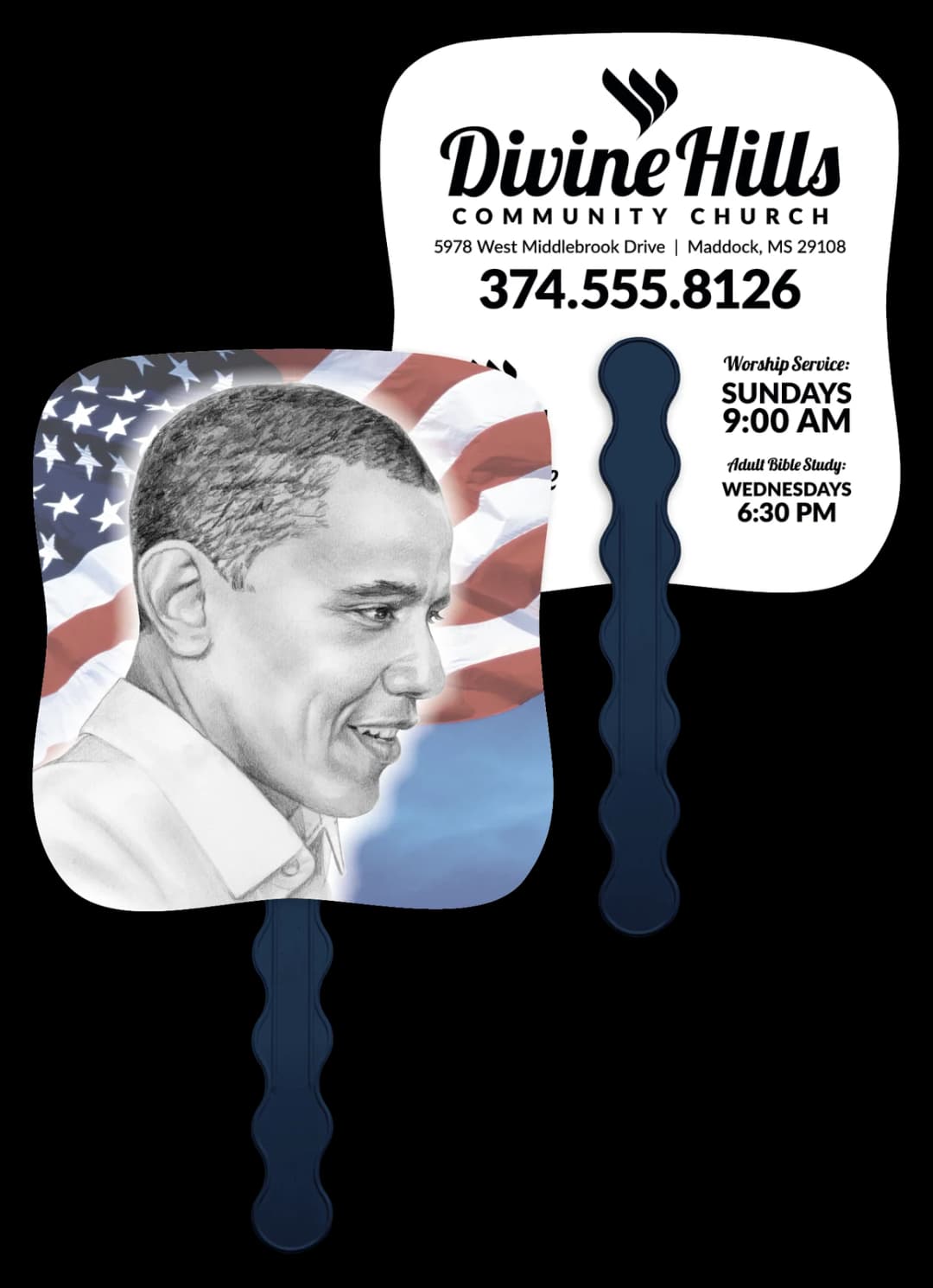 President Barack Obama - Pictorial Fan
