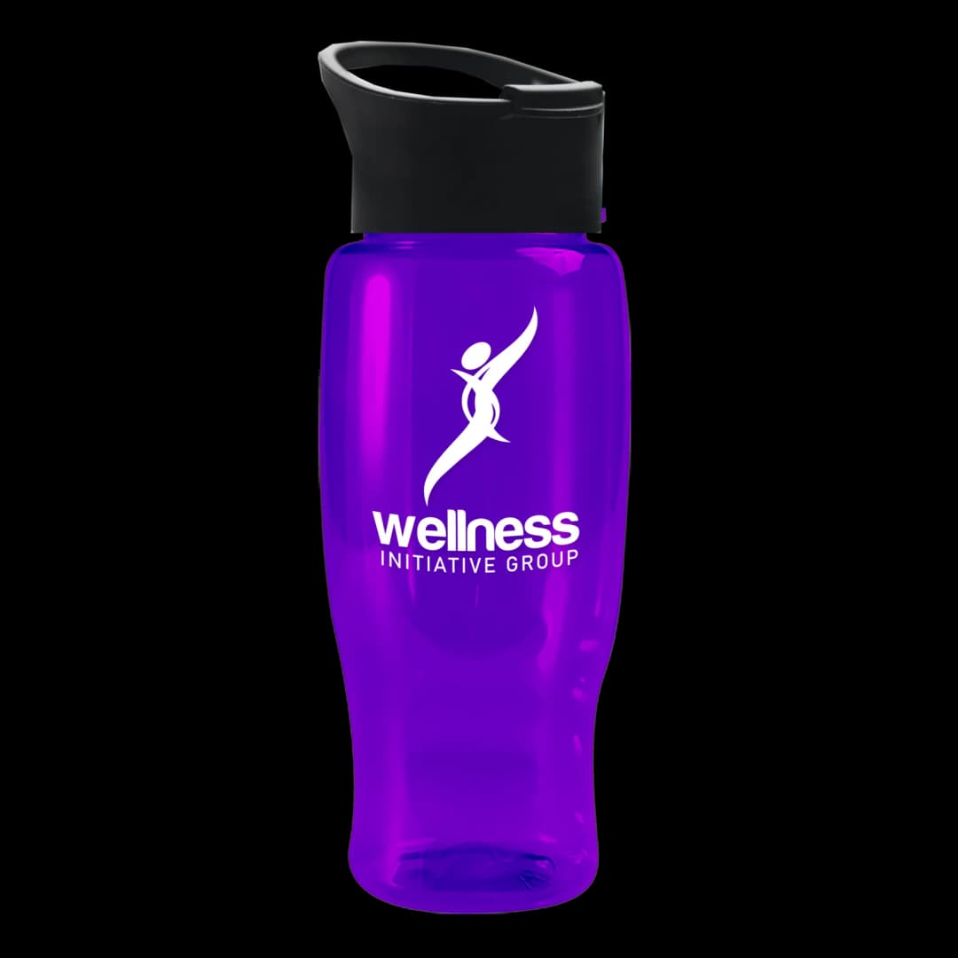 Poly+ Recycled Bottle with Pop-Up Lid - 27 oz.