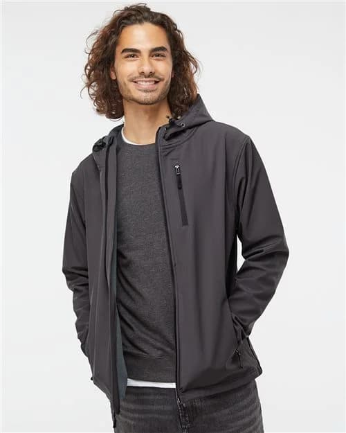 Independent Trading Co. Men's Poly-Tech Soft Shell Jacket