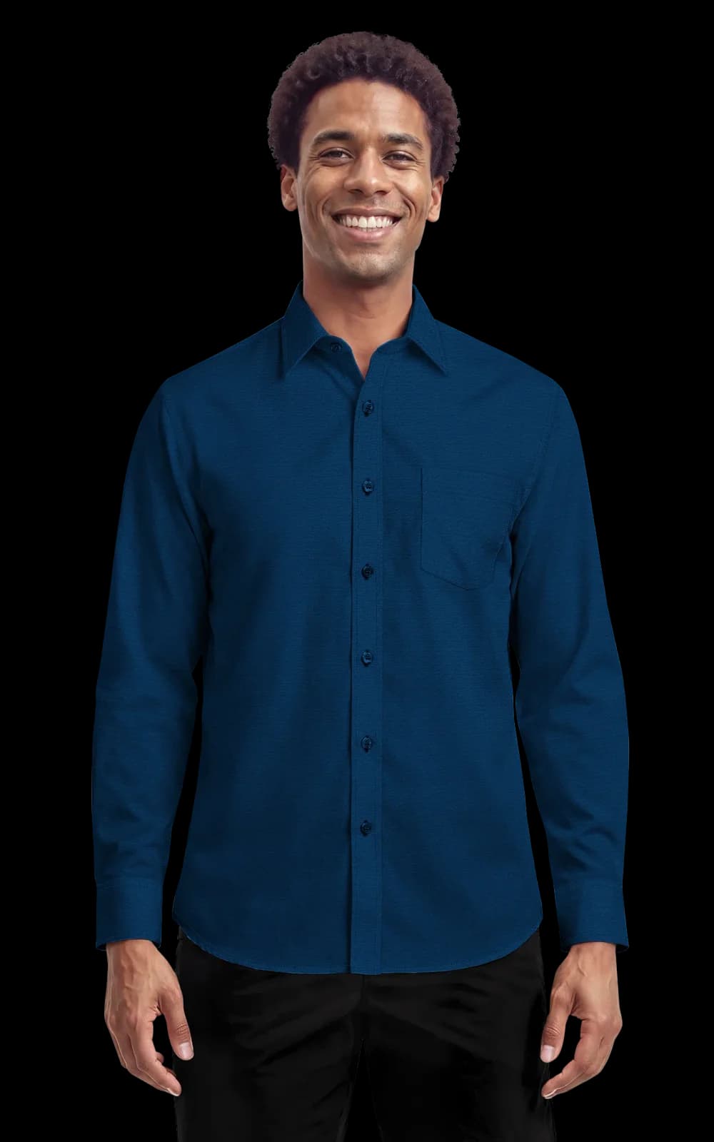 Blue Generation Men's L/S Superblend Untucked Shirt