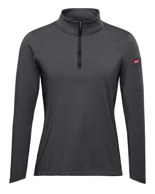 Red Kap Women's Performance Cadet Collar Quarter-Zip Pullover