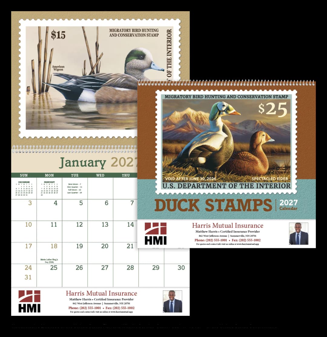 Duck Stamps Calendar