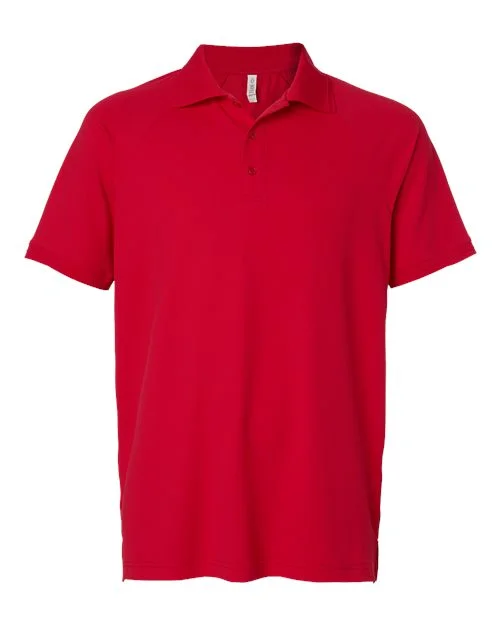 Team 365 Men's Topspin Stretch Grid Textured Polo