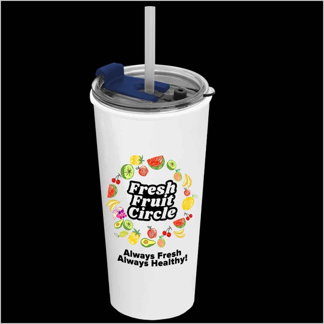Roadmaster Travel Tumbler with 2-in-1 Lid with Straw - 18 oz.
