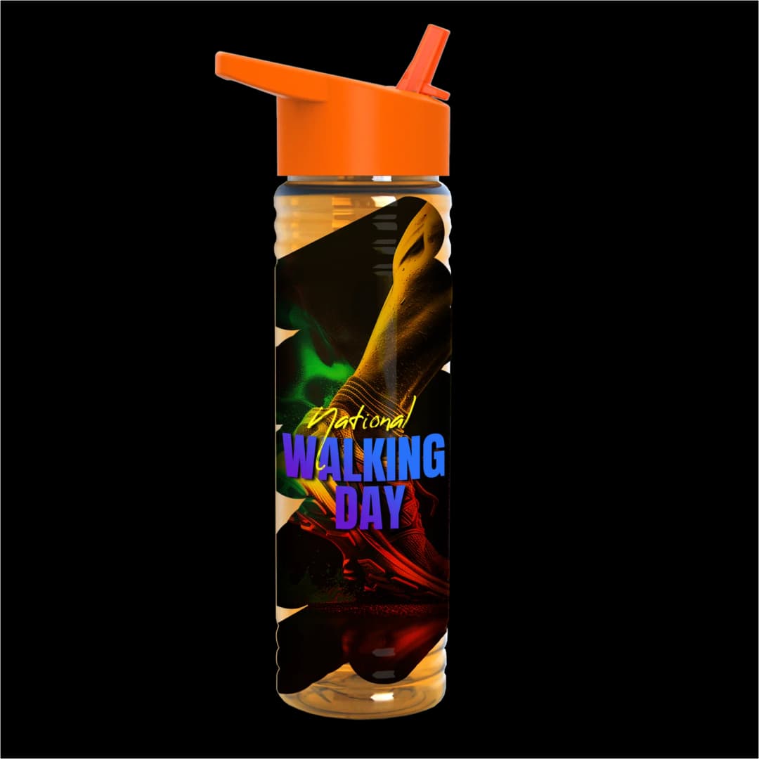 Slim Fit Bottle with Flip-Straw Lid - 24 oz.