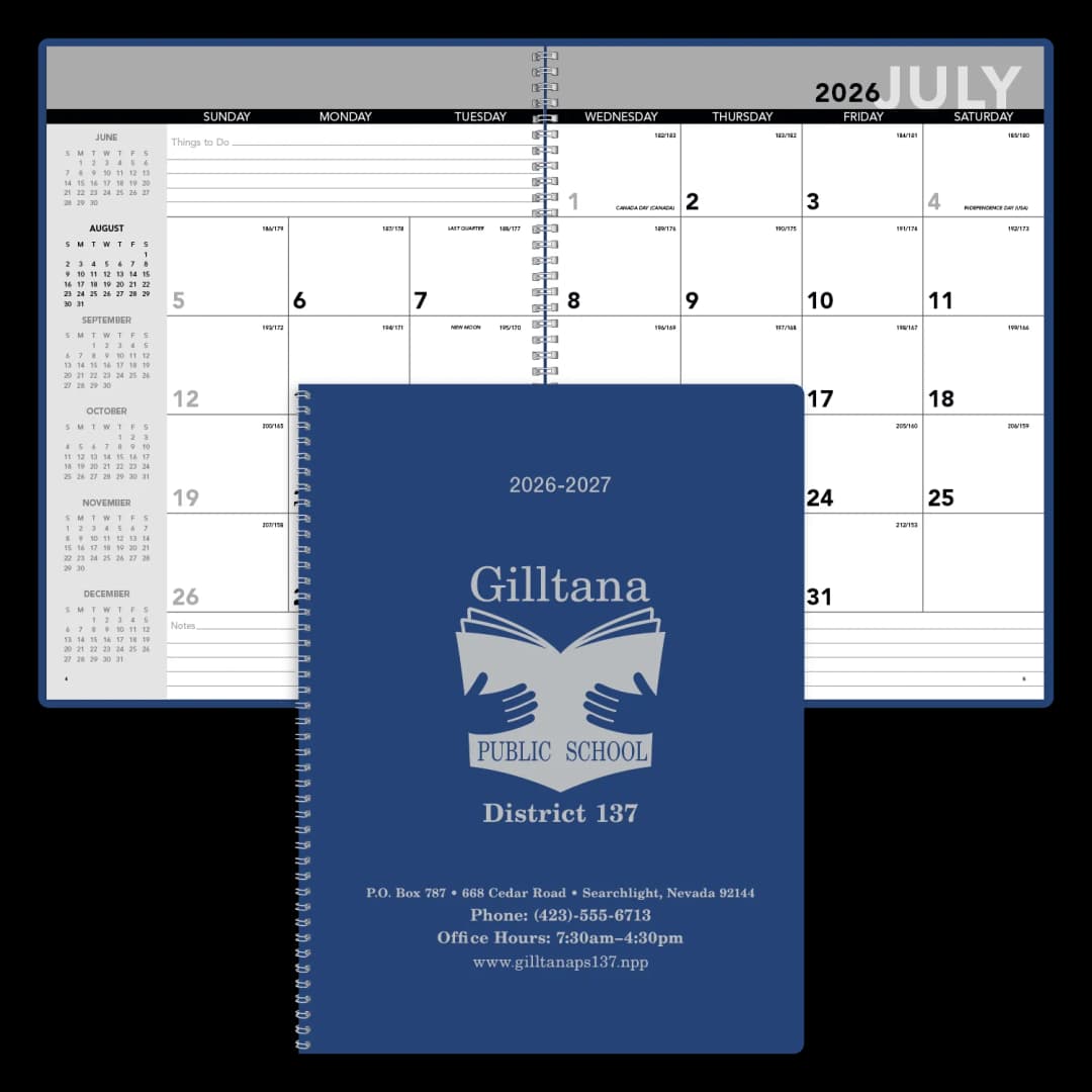 Academic Monthly Planner