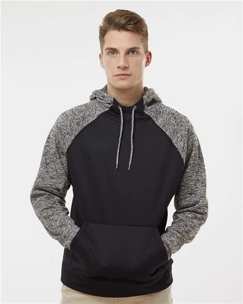J. America Men's Colorblocked Cosmic Fleece Hooded Sweatshirt