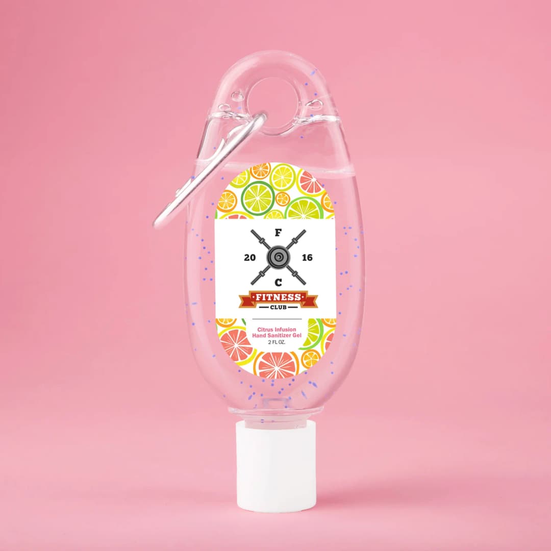 Hand Sanitizer Gel With Moisture Beads: 2 Oz Travel Size