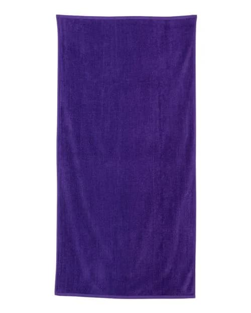 Q-Tees Velour Beach Towel