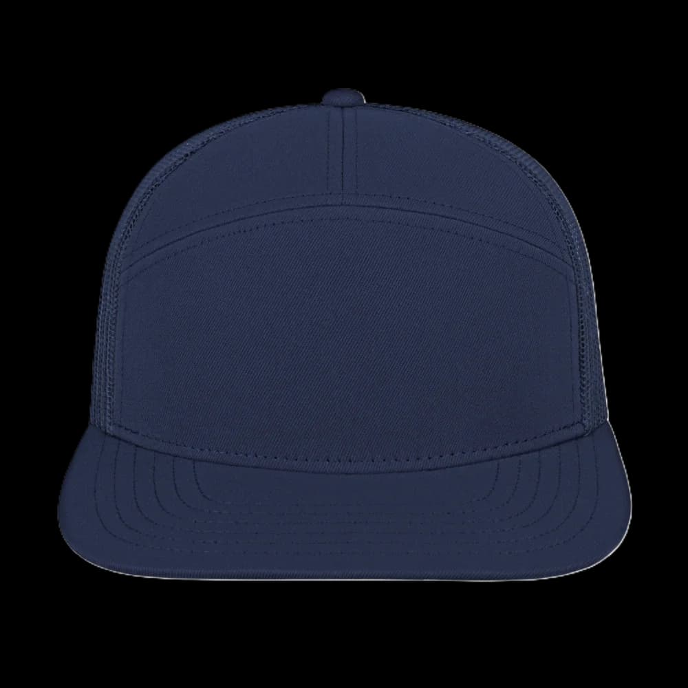 Blue Generation 7 Panel Trucker Cap