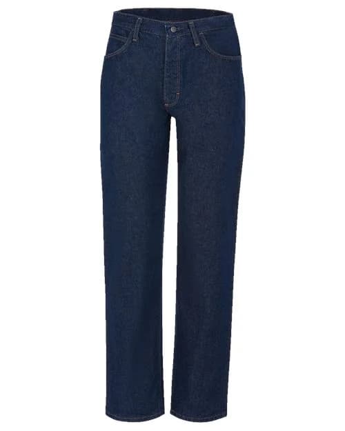 Bulwark Men's Flame Resistant Classic Fit Pre-Washed Denim Jean