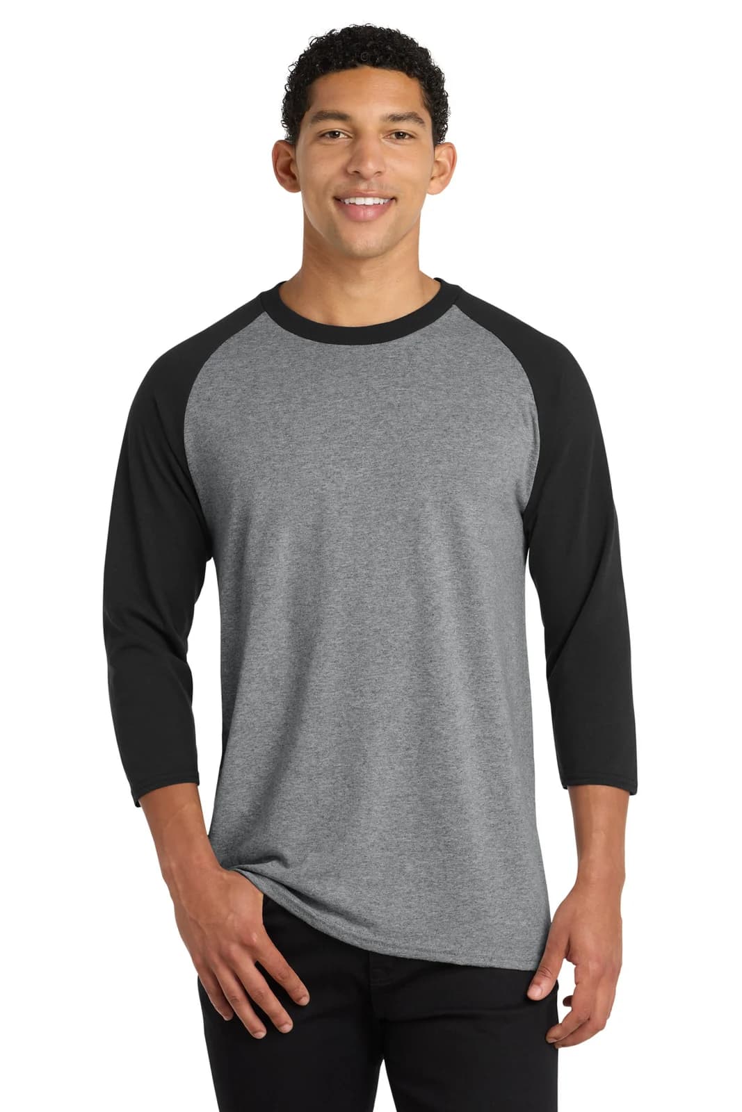 Port & Co® Core Blend 3/4-Sleeve Raglan Tee
