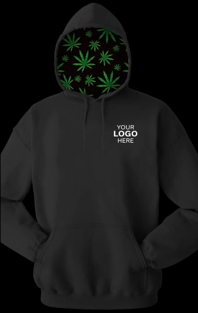 Blue Generation Cannabis Adult Pullover Hoodie