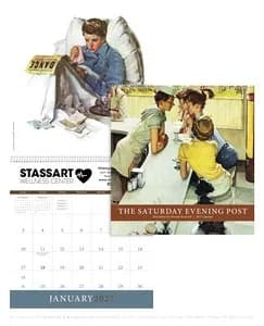 Triumph® Calendars The Saturday Evening Post Illustrations by Norman Rockwell Calendar (Item 2103)