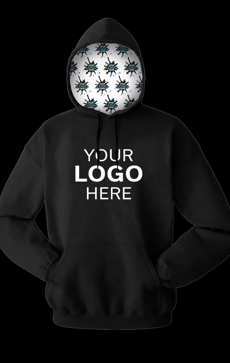 Blue Generation Your Logo Here Adult Pullover Hoodie