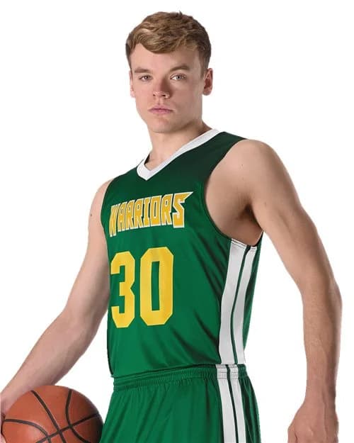 Alleson Athletic Men's Single Ply Basketball Jersey