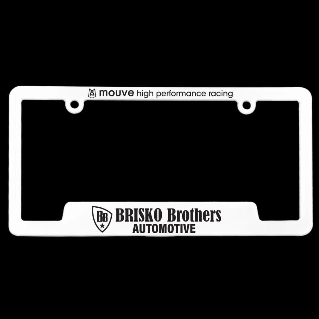3-D Corner-View License Plate Frame