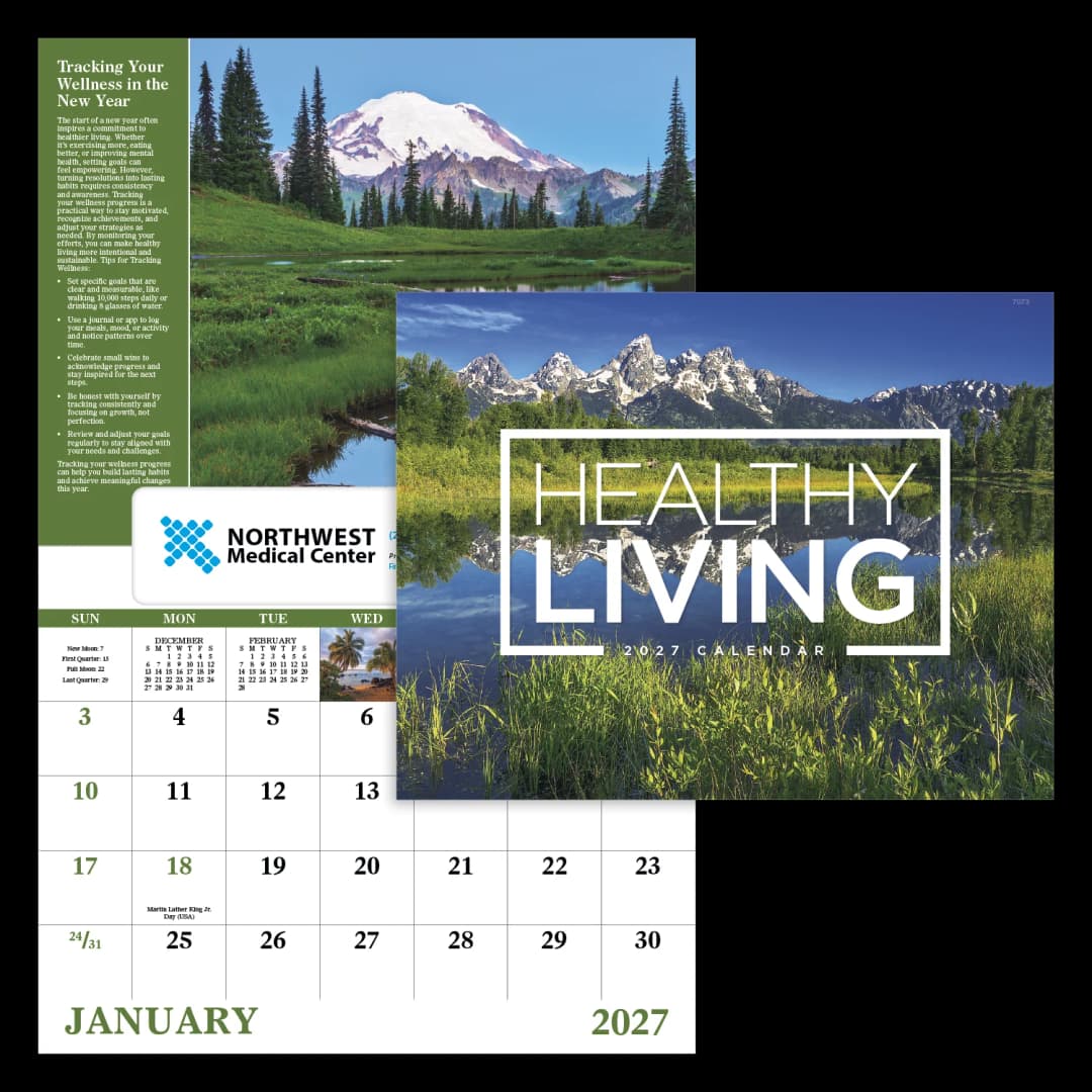 Healthy Living - Window Calendar