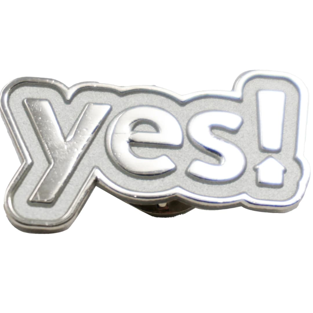 Diestruck Sandblasted Lapel Pins: Iron 1 1/4" W X 1 1/4" H