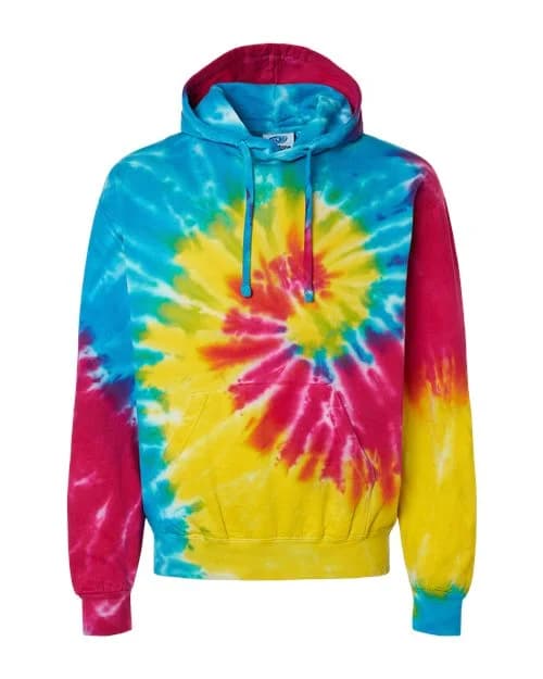 Colortone Youth Tie-Dyed Hooded Sweatshirt