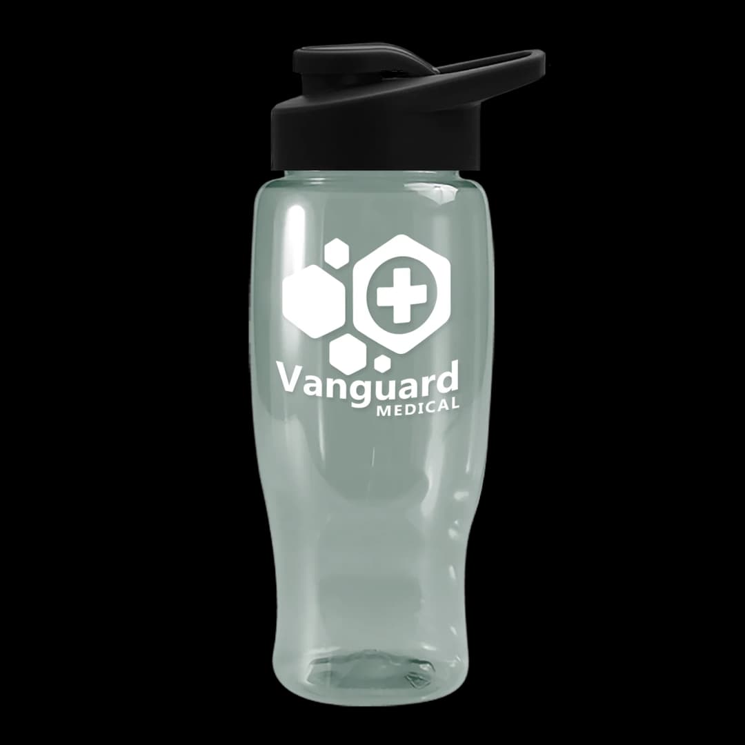 Poly+ Recycled Bottle with Drink-Thru Lid - 27 oz.