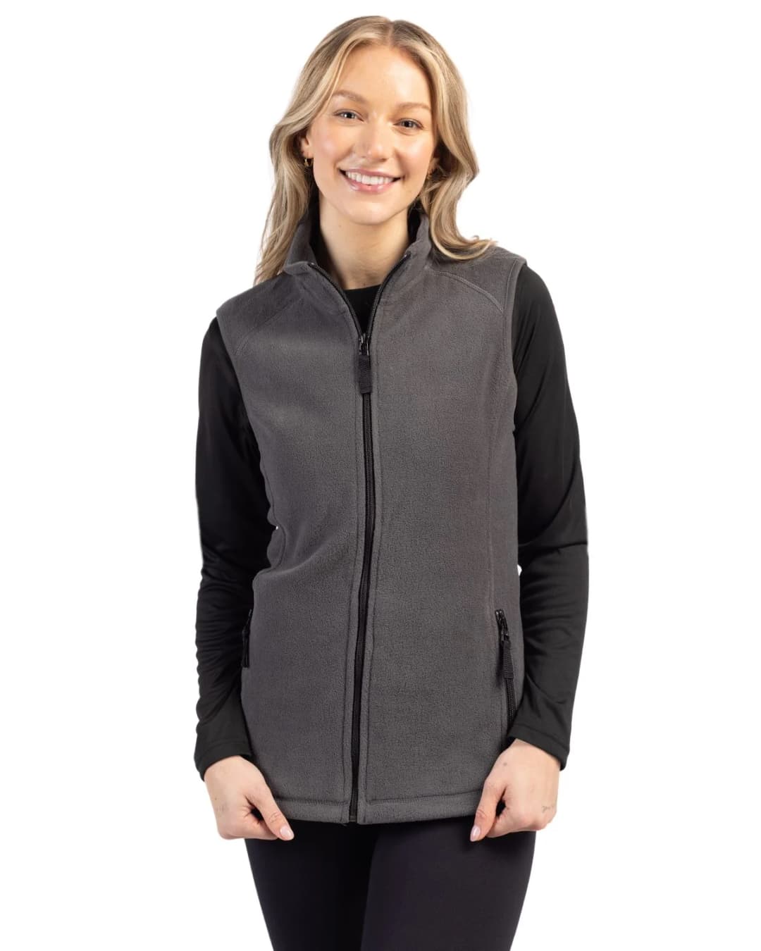 Clique Summit Performance Fleece Womens Full Zip Vest