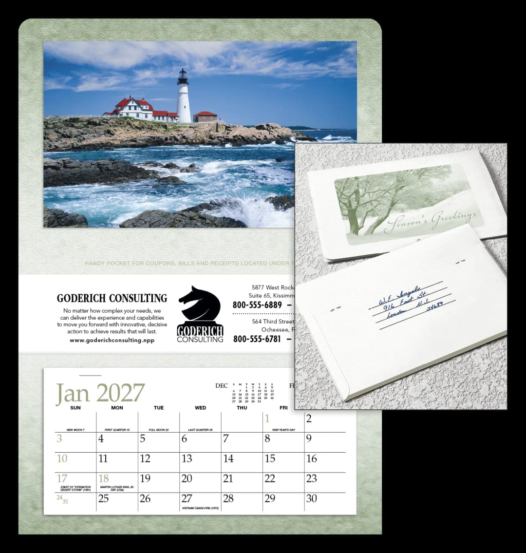Single Pocket Calendar