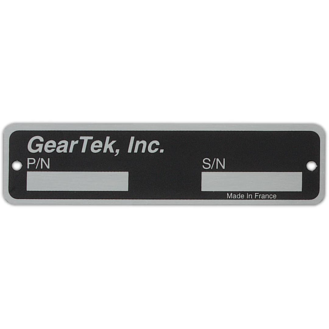 Metal Plates & Signage: 3-6 sq. in.