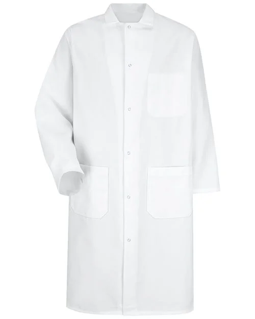 Red Kap Unisex Gripper - Front Butcher Frock - Interior Chest Pocket