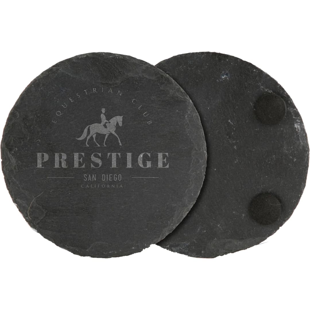 Round Slate Coaster (single)