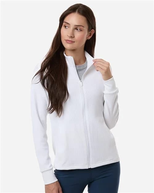 Adidas Women's Performance Textured Full-Zip Jacket