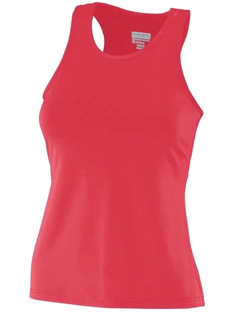 Augusta Sportswear Girls' Solid Racerback Tank Top