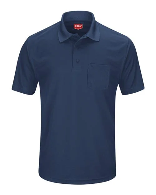Red Kap Men's Performance Knit Pocket Polo