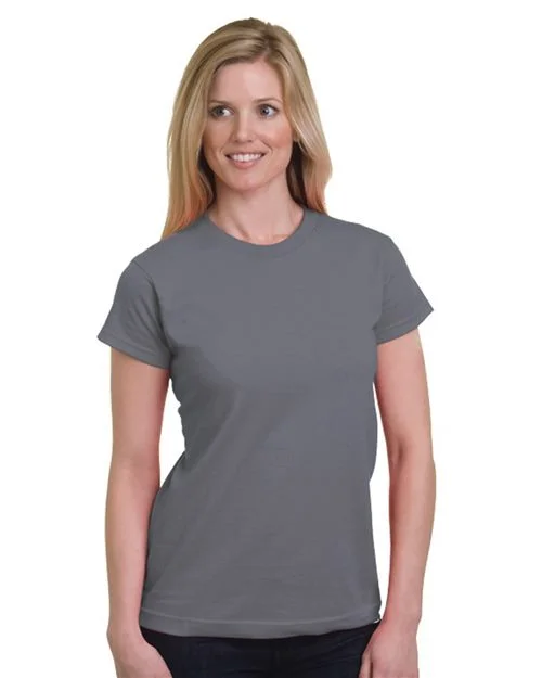 Bayside Women's USA-Made Fine Jersey T-Shirt