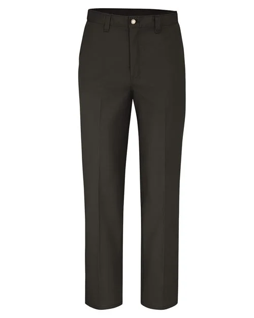 Dickies Men's Premium Industrial Flat Front Comfort Waist Pants
