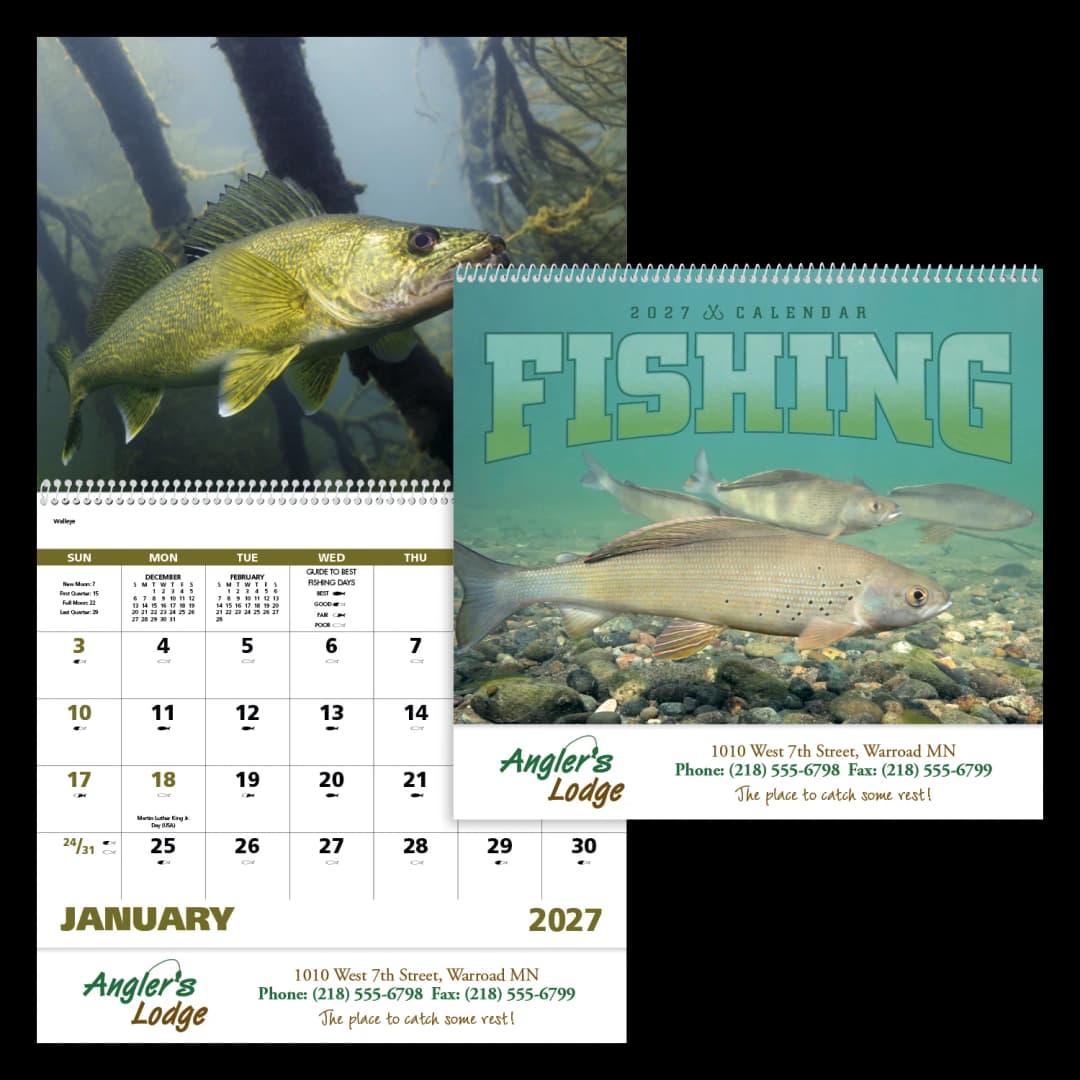 Fishing - Spiral Calendar
