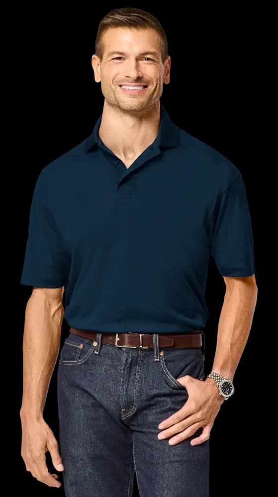 Blue Generation Men’s Recycled Knit Polo