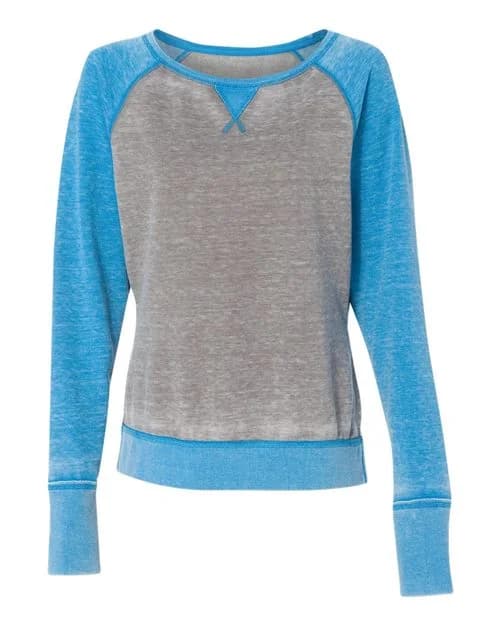 J. America Women’s Zen Fleece Raglan Sweatshirt