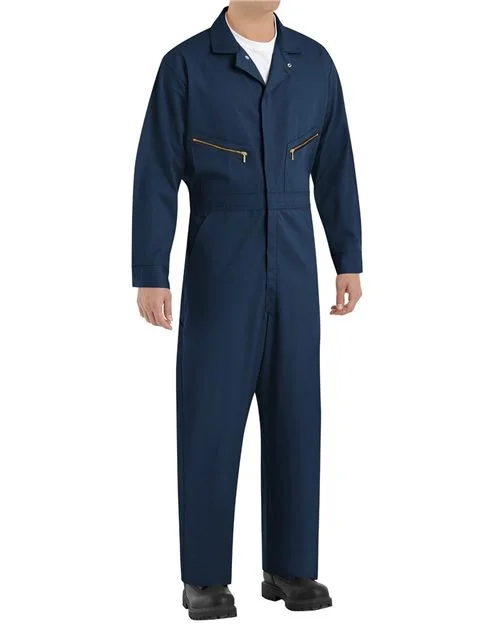 Red Kap Men's Zip-Front Cotton Coverall