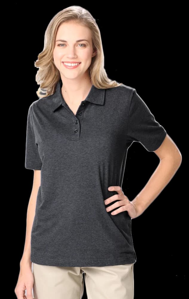 Blue Generation Ladies' Heathered Polo