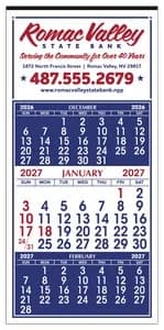 Skinner & Kennedy® 3-Month Display 12-Sheet Calendar