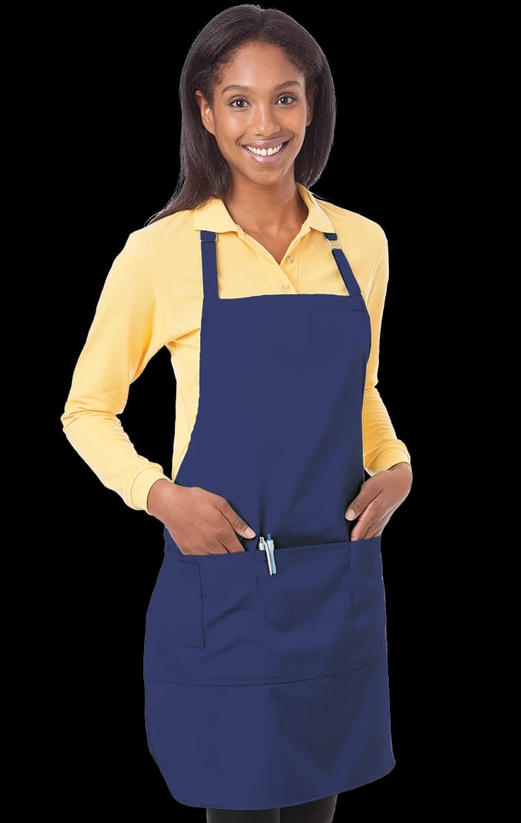 Blue Generation Scotchgard Treated Twill Bib Apron