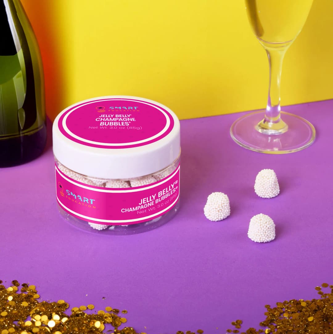 Jelly Belly® Champagne Bubbles®: Small Jar