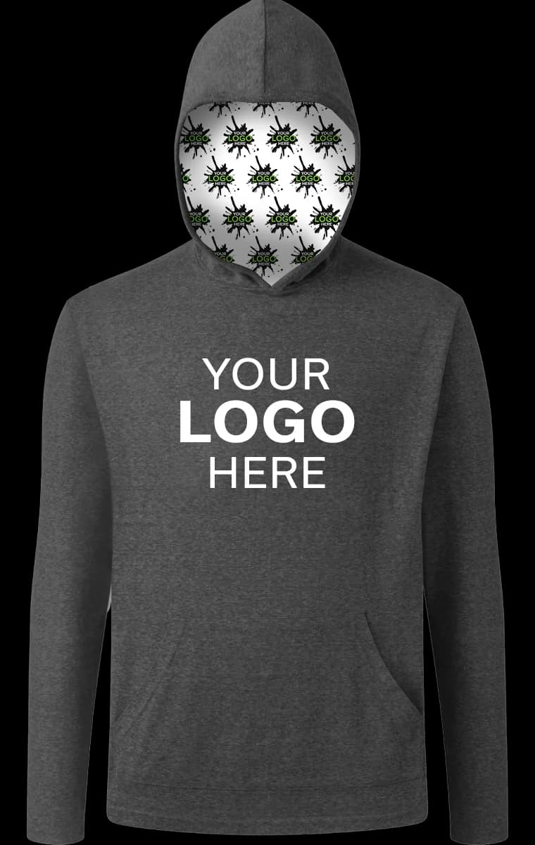 Blue Generation Your Logo Here Triblend Pullover Hoodie