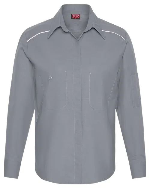 Red Kap Women's Airflow Long Sleeve Work Shirt