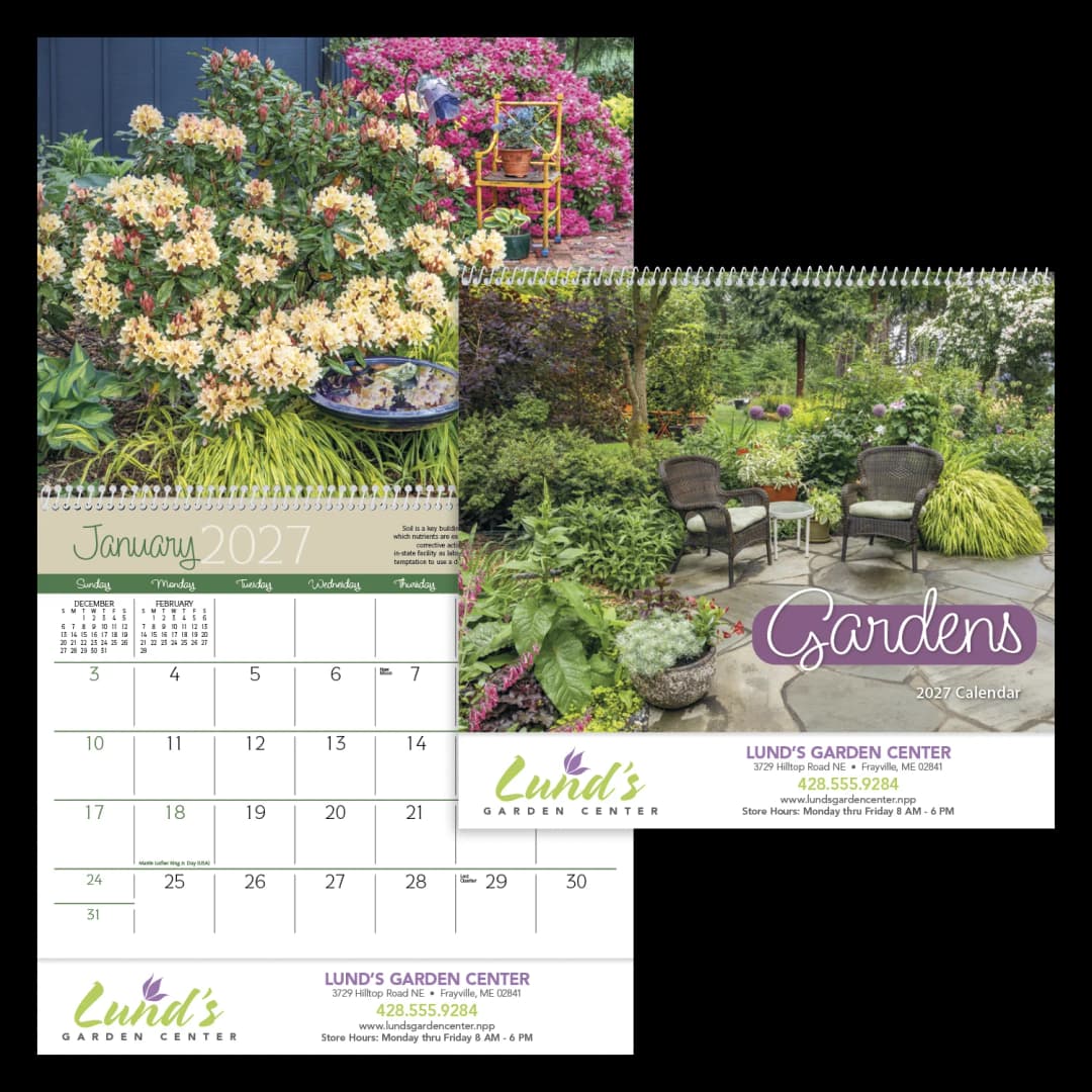 Gardens Calendar