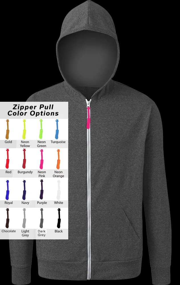 Blue Generation Custom Zipper Pull Triblend Hoodie