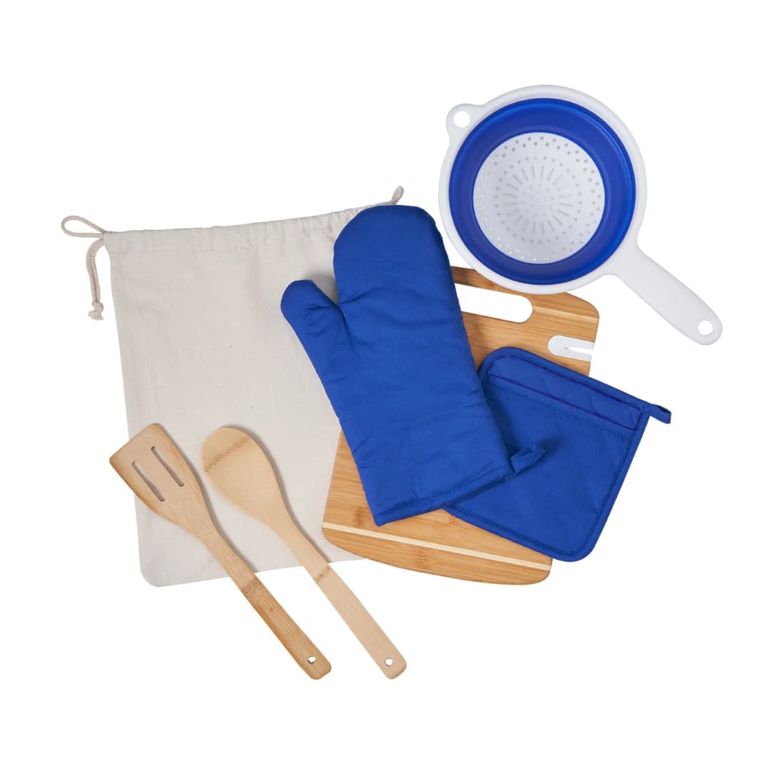 Deluxe Silicone & Bamboo Kitchen Kit