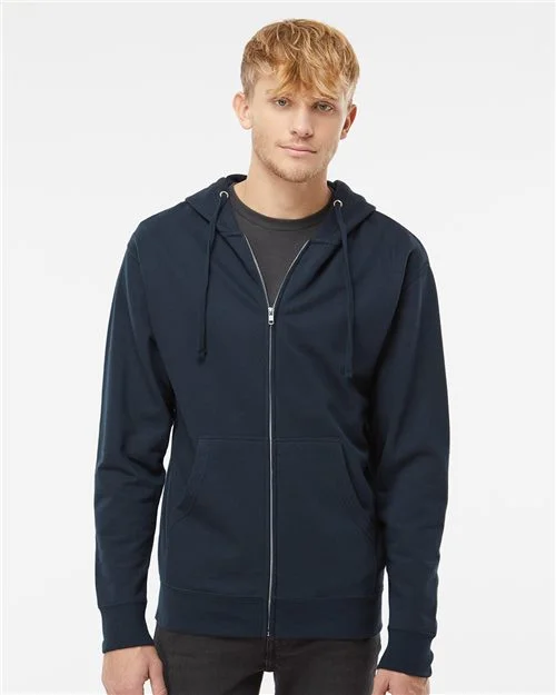 Independent Trading Co. Unisex Midweight Full-Zip Hooded Sweatshirt
