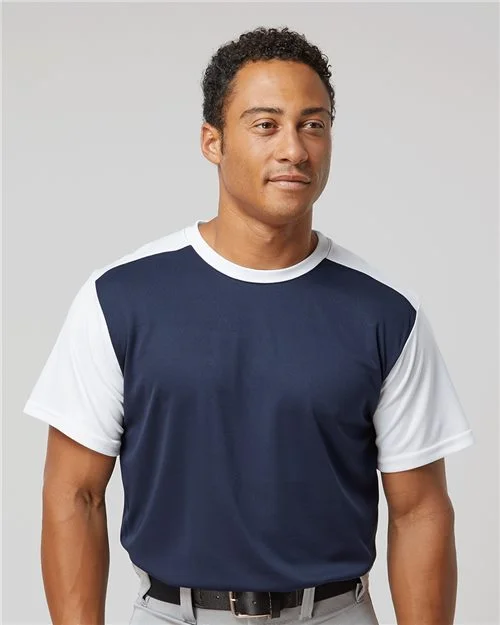 Alleson Athletic Men's Crewneck Pullover Baseball Jersey